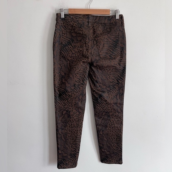 Chico’s Coated Animal-Print Jeggings - Picture 8 of 10